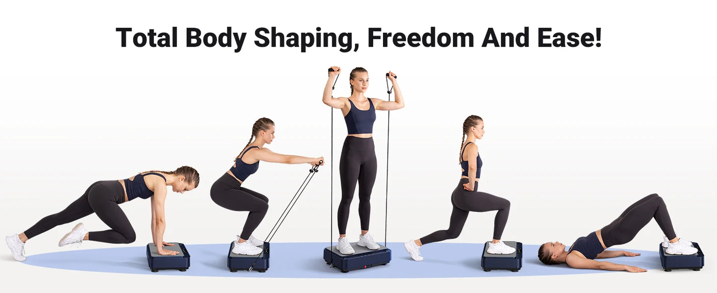 MERACH Vibration Plate Exercise Machine for Weight Loss
