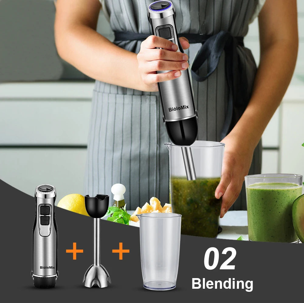 BioloMix 4 in 1 High Power 1200W Immersion Stick Blender