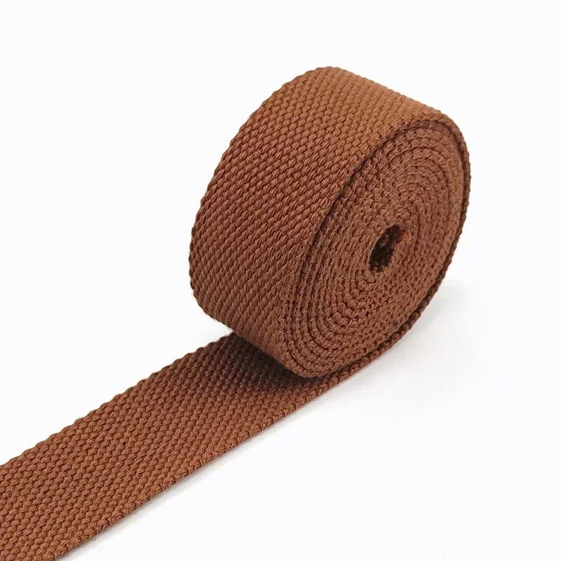 5Meters 20-50mm Cotton Webbing Tapes For DIY Bags Strap