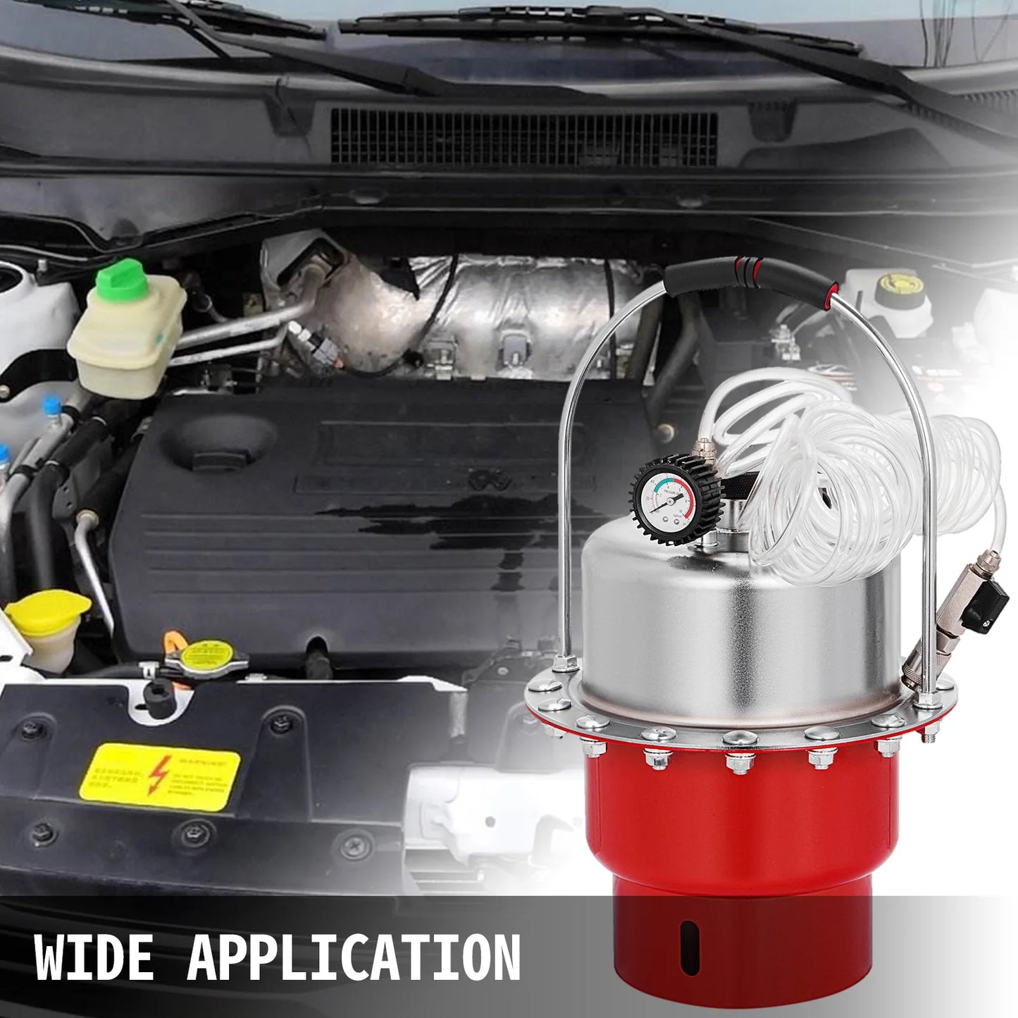 VEVOR Pneumatic Air Pressure Brake Bleeder Kit 5L Tank