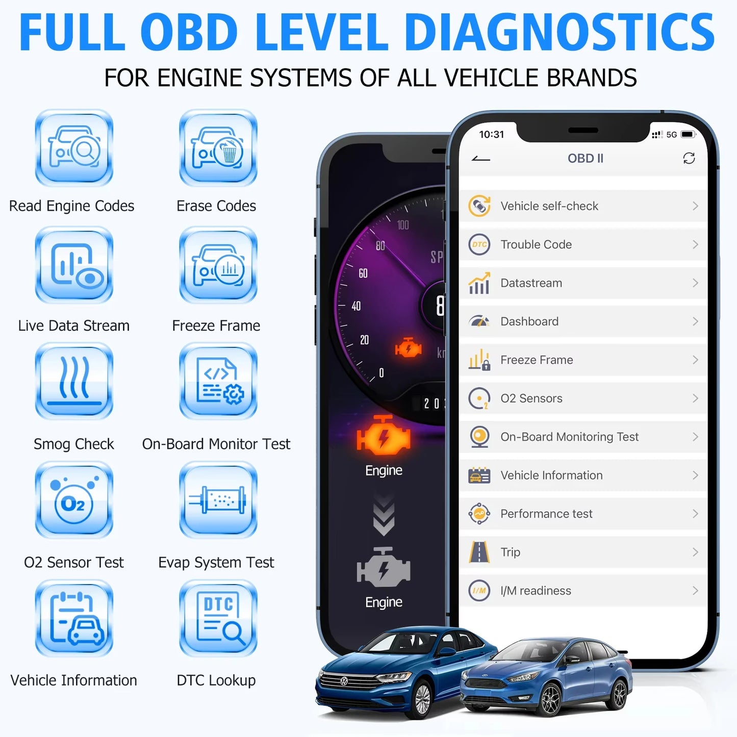 ANCEL BD300 Professional Bluetooth OBD2 Scanner Tool for BMW