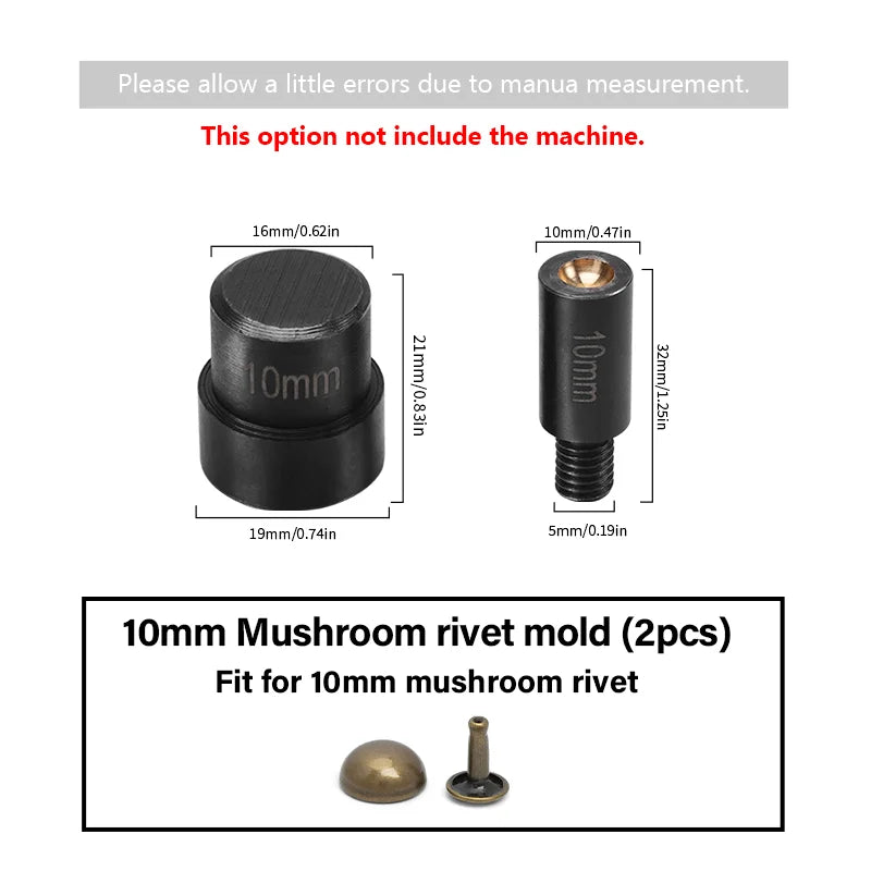 WUTA Manual Button Installation Tool Mute Punching Rivets
