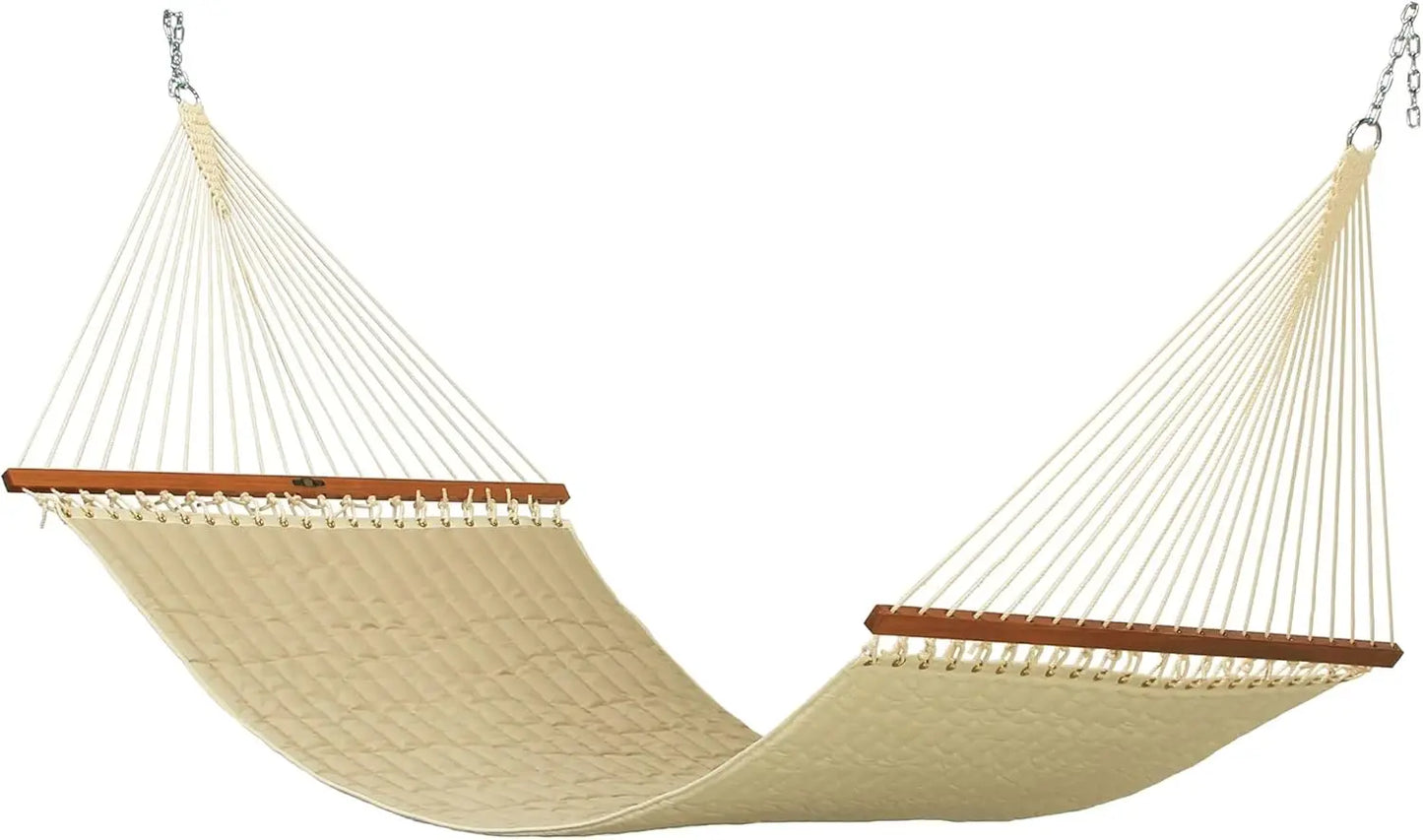 Spectrum Indigo Sunbrella Quilted Hammock with Extension Chains