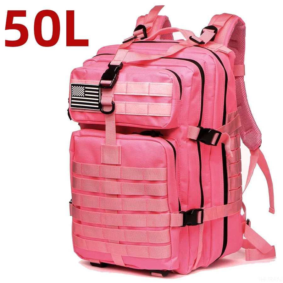 25L/50L 1000D Nylon Waterproof Trekking Fishing Hunting Bag