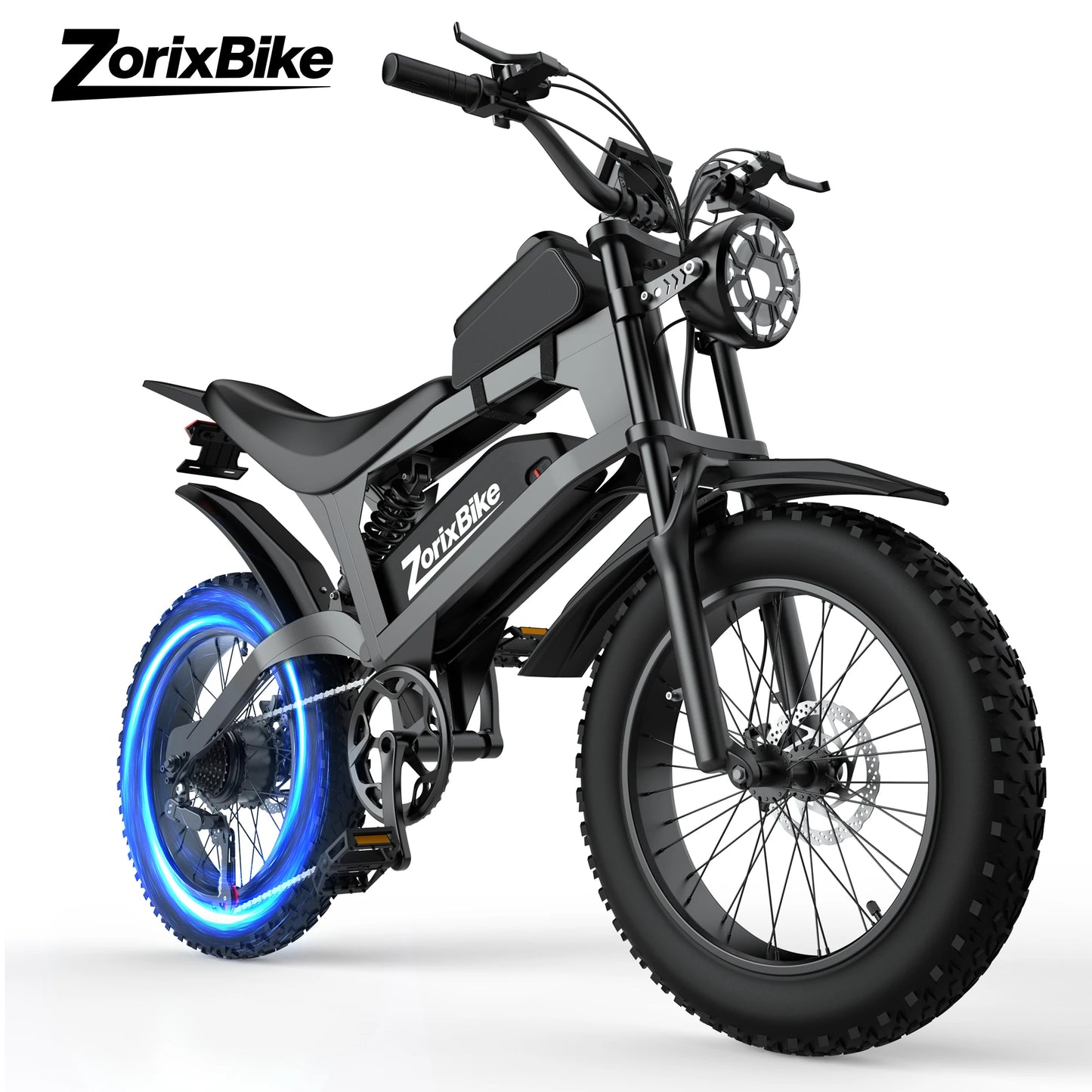 ZorixBike R8 Pro Electric Off-Road Bike 80 Mile Range 3000W