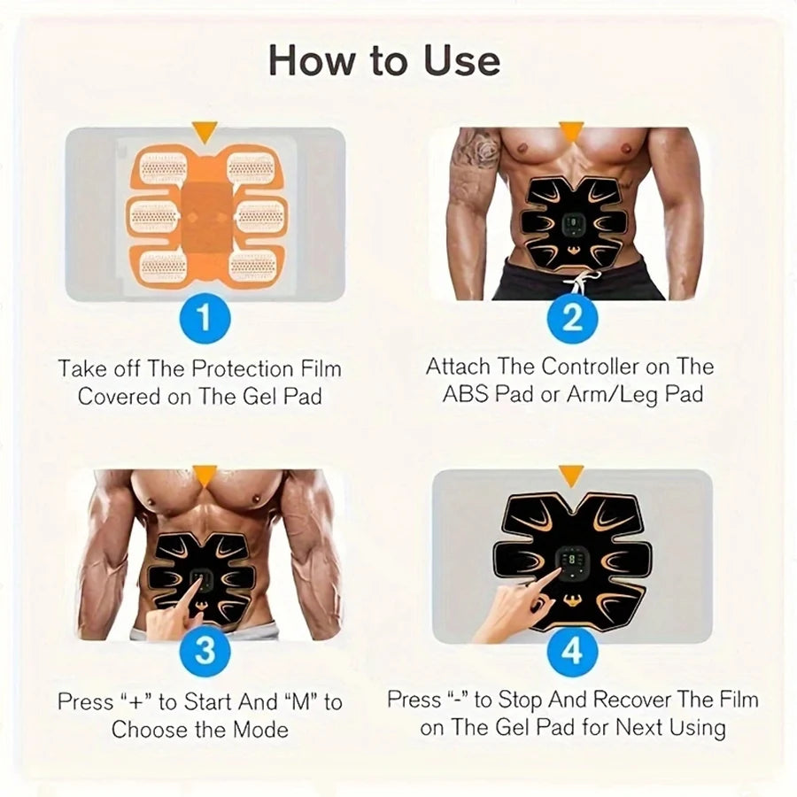 Abs Stimulator for Abdominal Toning Workout Equipment