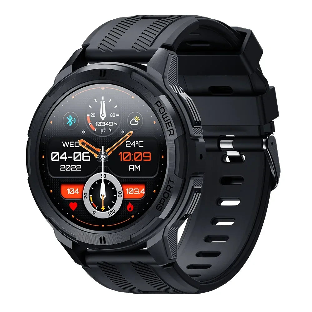 OUKITEL BT10 Smartwatch BT5.2 For Men 410mAh Battery