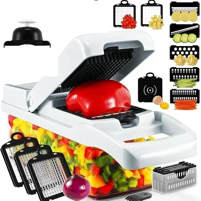 12 In 1 Multifunctional Vegetable Cutter Food Chopper Slicer
