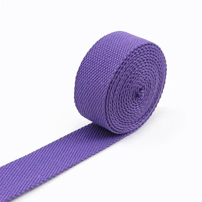 5Meters 20-50mm Cotton Webbing Tapes For DIY Bags Strap