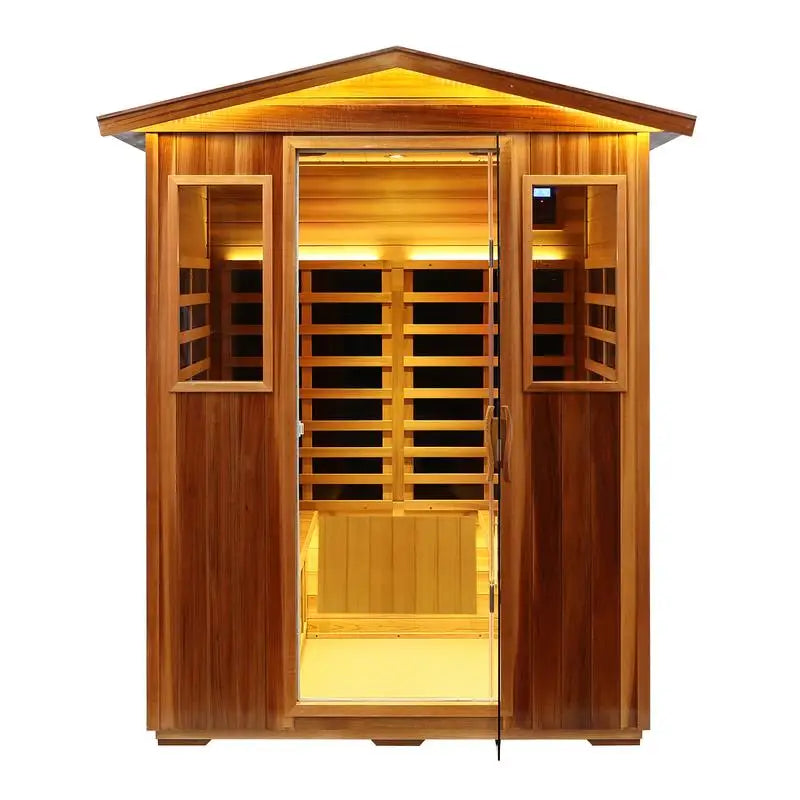 Feature Outdoor Far Infrared Sauna For Home Wellness