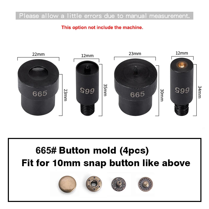 WUTA Manual Button Installation Tool Mute Punching Rivets