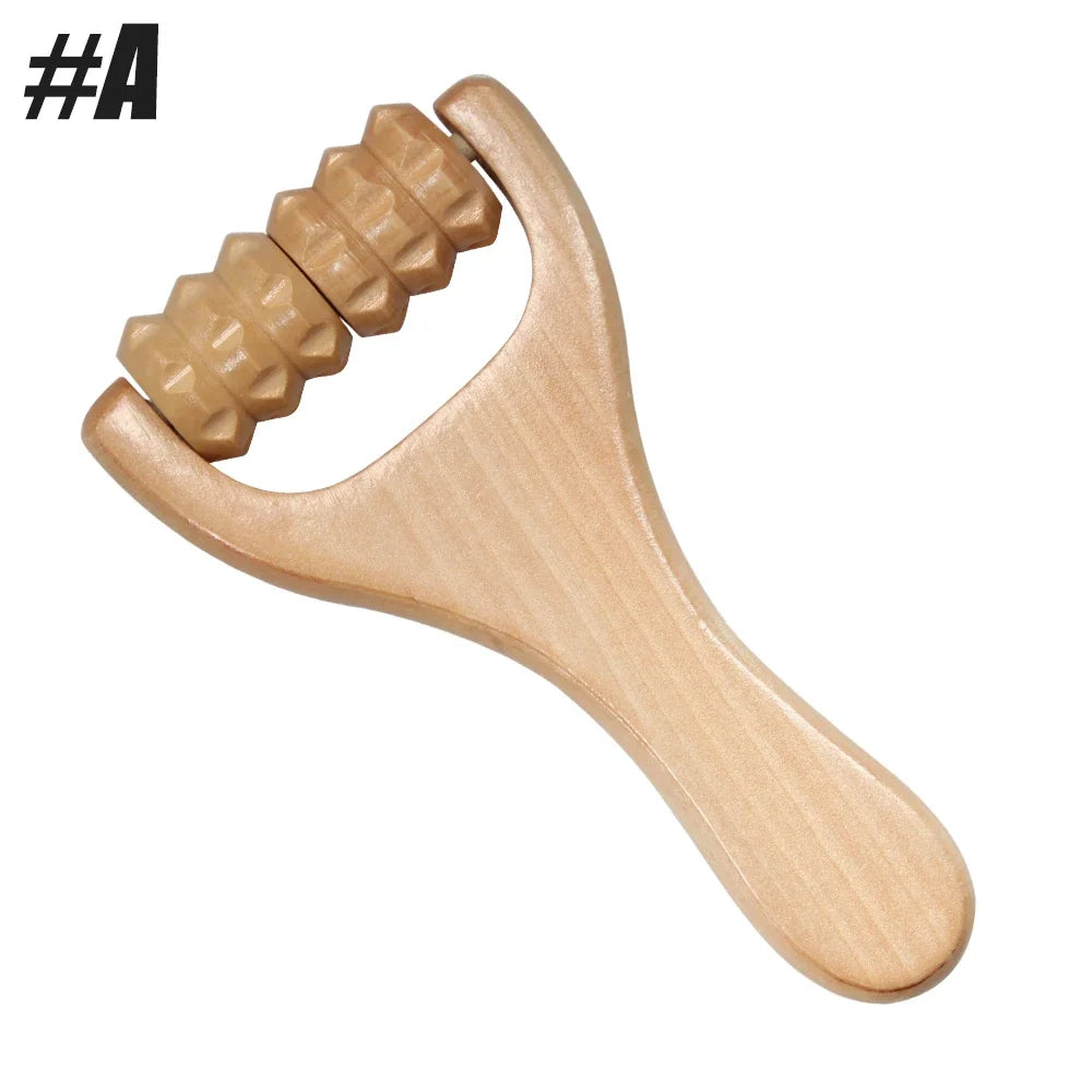 Botqtow Wooden Massage Roller for Body Cellulite and Muscle Relief