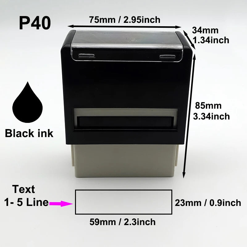 Custom Self-Inking Stamp Customized Self-Inking Rubber Stamps