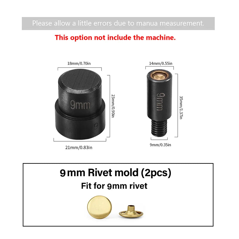 WUTA Manual Button Installation Tool Mute Punching Rivets