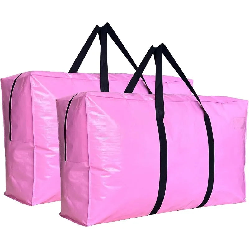 48 Gallon Extra Large Storage Bags Bins Pink Jumbo Duffle