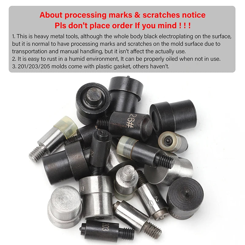WUTA Manual Button Installation Tool Mute Punching Rivets