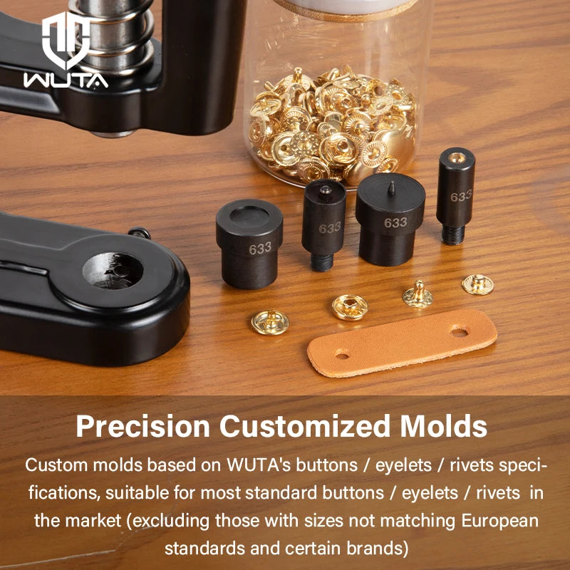 WUTA Manual Button Installation Tool Mute Punching Rivets