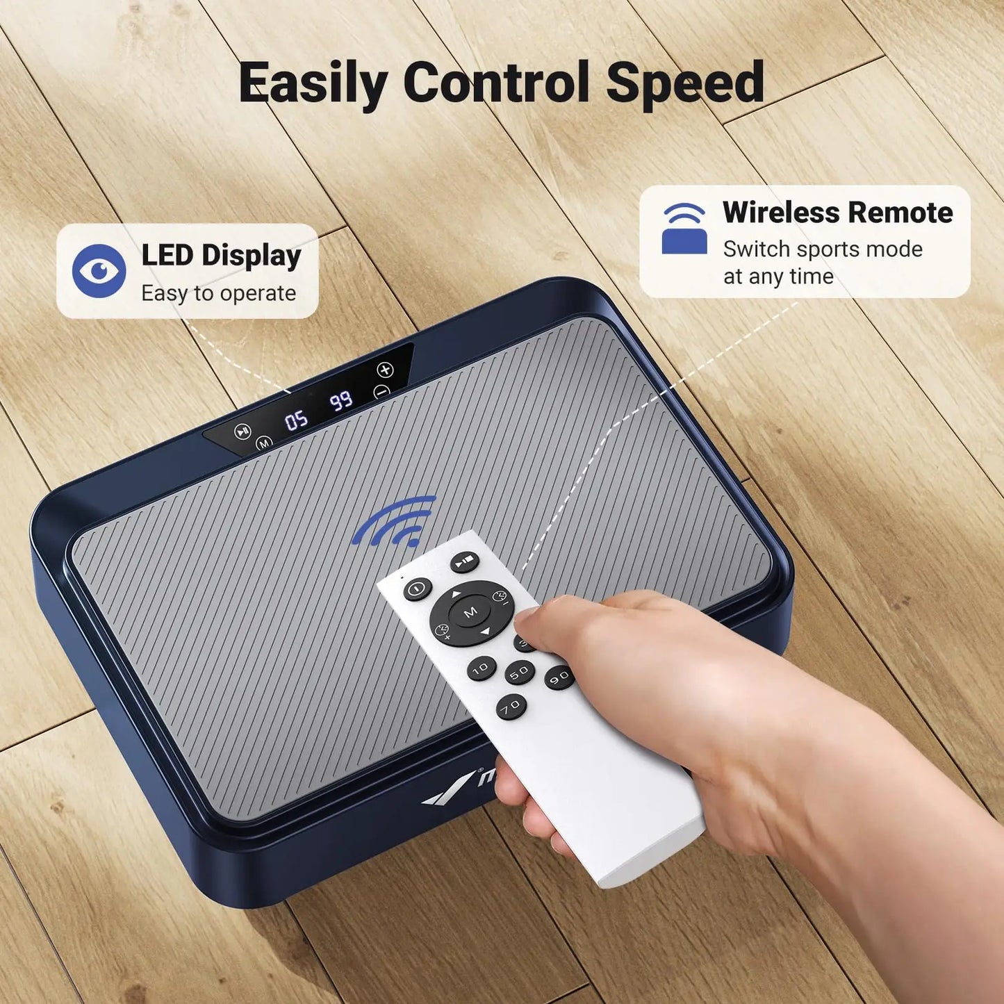 MERACH Vibration Plate Exercise Machine for Weight Loss