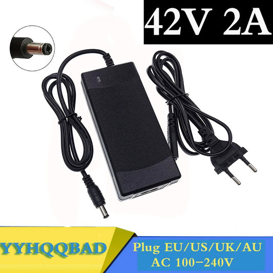 36V 2A Battery Charger Output 42V 2A For 10 Series Battery