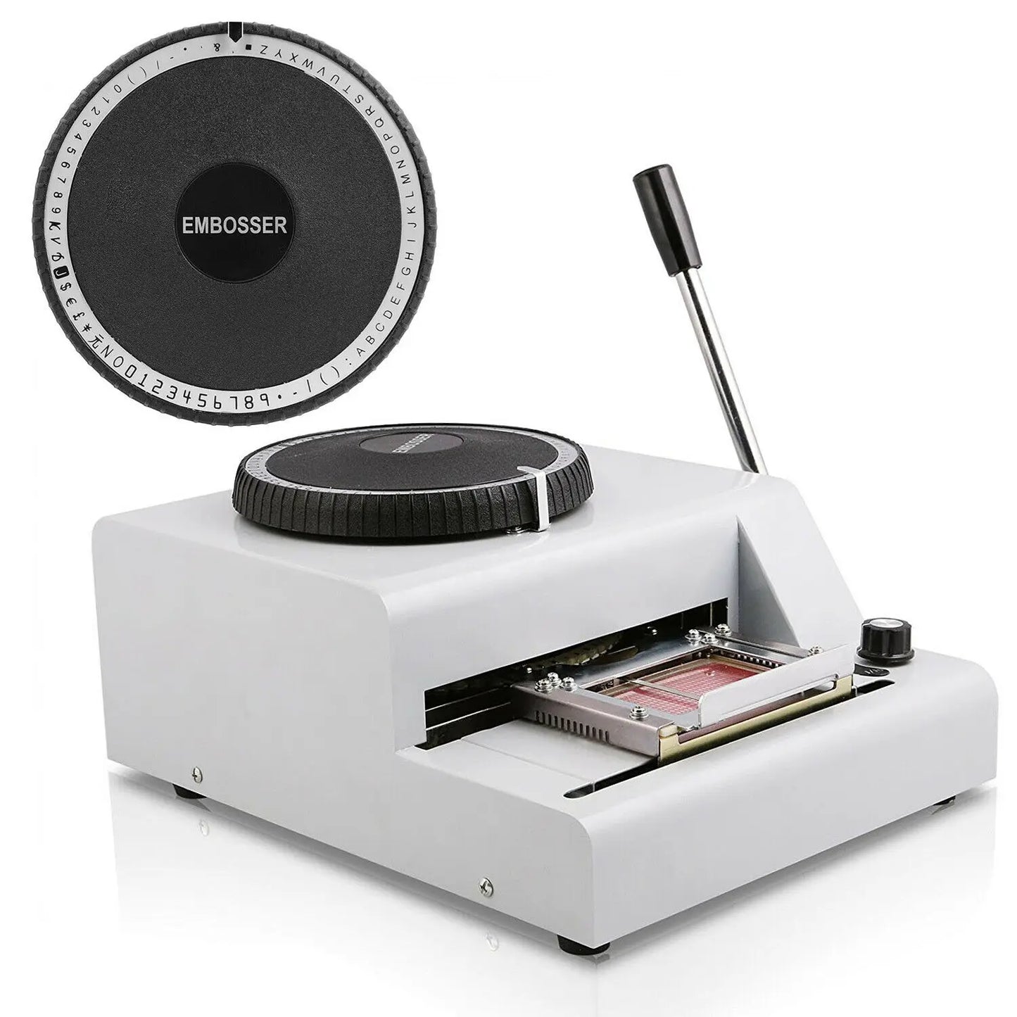 72 Characters PVC Card Emboss Machine Manual Code Printer Membership Card Typewriter