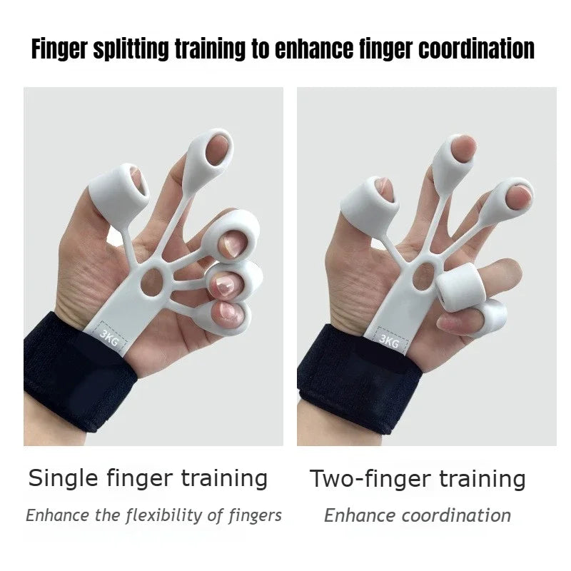 MIHJUSFDH Silicone Finger Expander Gripper Exercise Tool