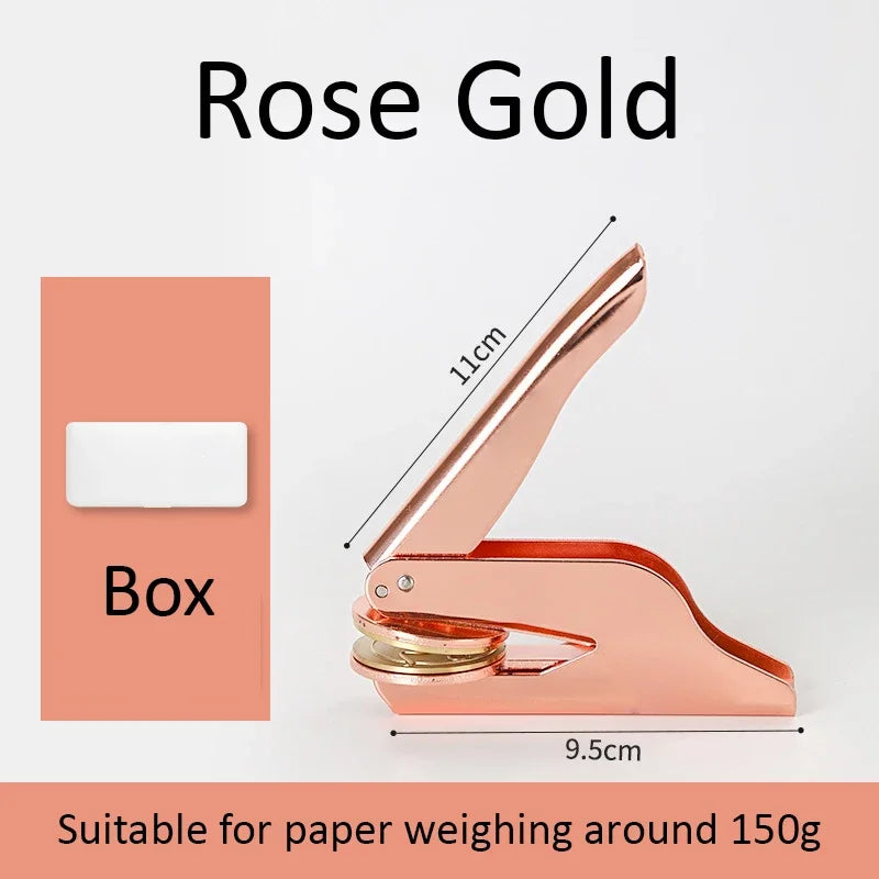 Logo Customized Embossed Stamp Emblem Embossing Machine