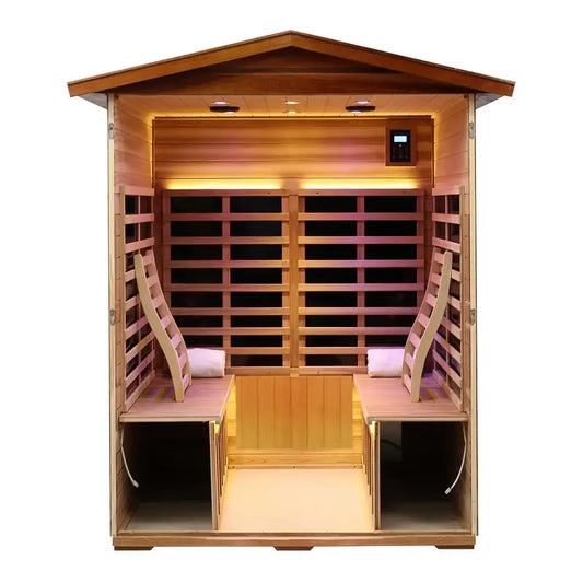 Feature Far Infrared Outdoor Sauna For Home Wellness