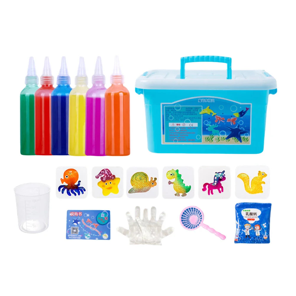 DIY Magic Water Elf Toys Kids Handmade Craft Painting Stickers