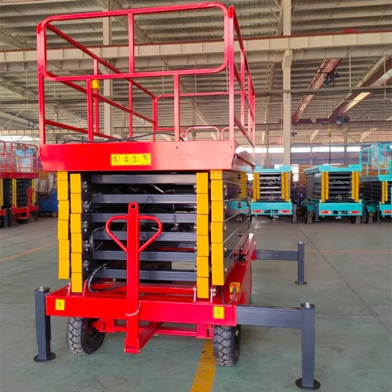 Movable Diesel Aerial Work Platform Hydraulic Scissor Lift