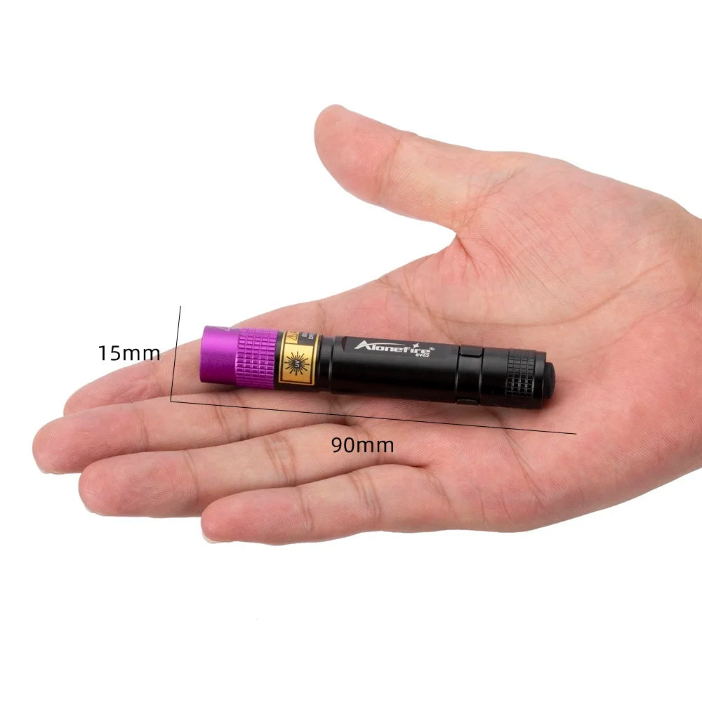 365/395nm UV Flashlight Blacklight Mini Ultraviolet Pet Urine Stain