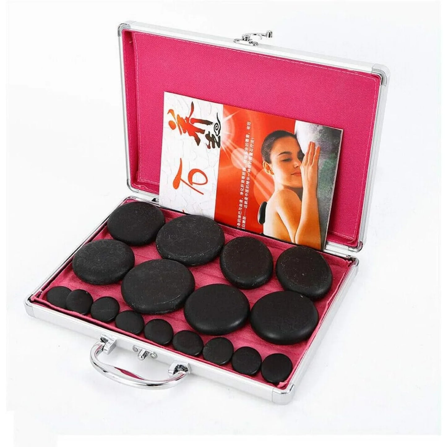 Portable Hot Massage Stone Volcanic Stones Kit Rock SPA