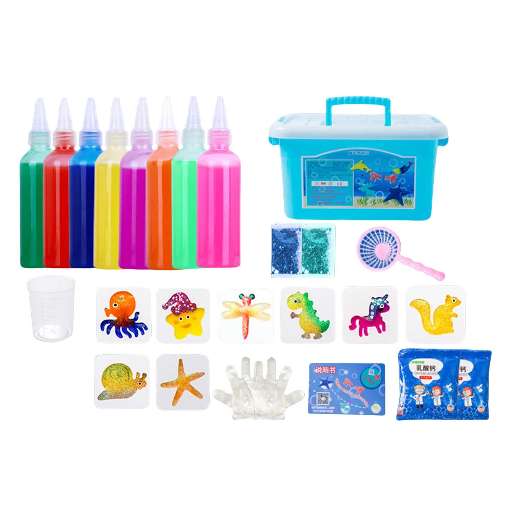 DIY Magic Water Elf Toys Kids Handmade Craft Painting Stickers