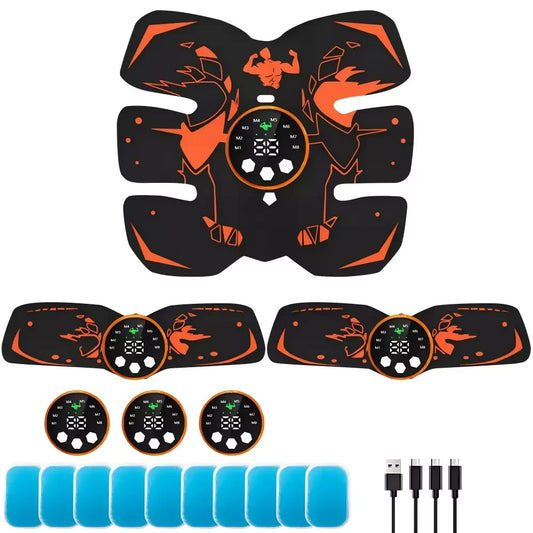 EMS Muscle Stimulator Abdominal Body Slimming Belt Trainer
