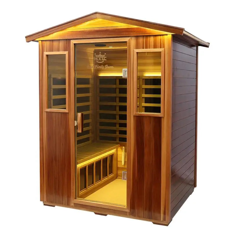 Feature Far Infrared Outdoor Sauna For Home Wellness