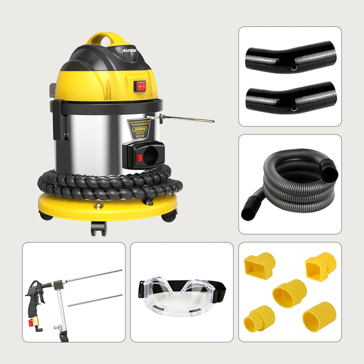 AUTOOL HTS558 Car Engine Carbon Deposition Cleaner Machine
