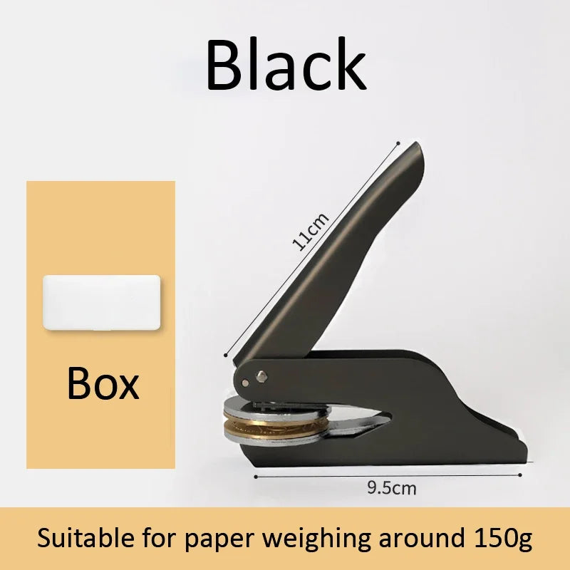 Logo Customized Embossed Stamp Emblem Embossing Machine
