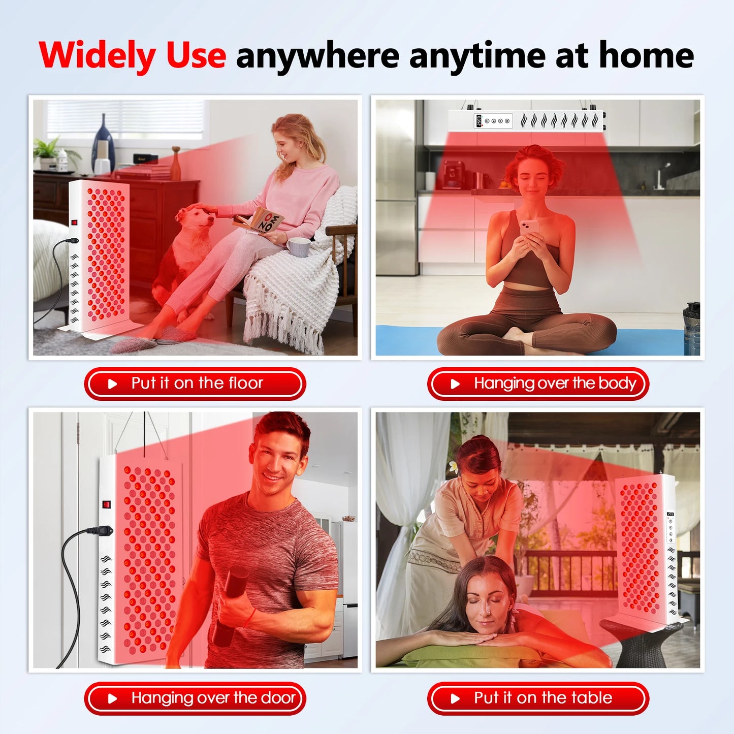 Astarexin Infrared Red Light Therapy Panel For Body And Face