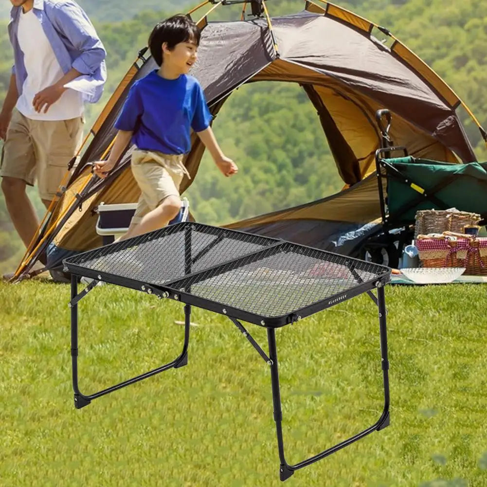 Lightweight Mesh Bi-fold Table for Outdoor Gatherings
