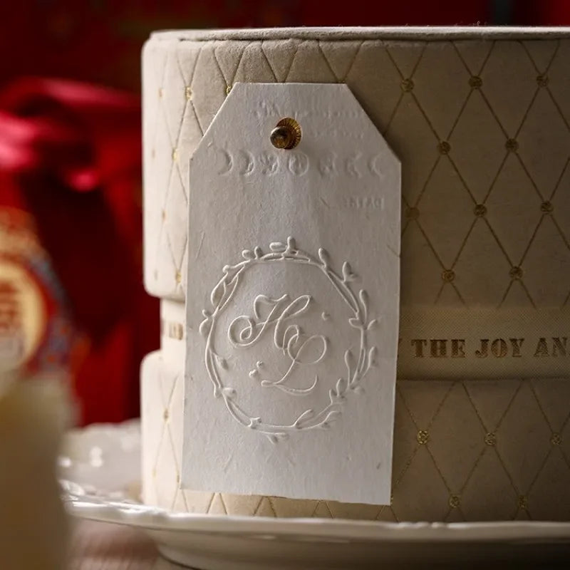 Logo Customized Embossed Stamp Emblem Embossing Machine