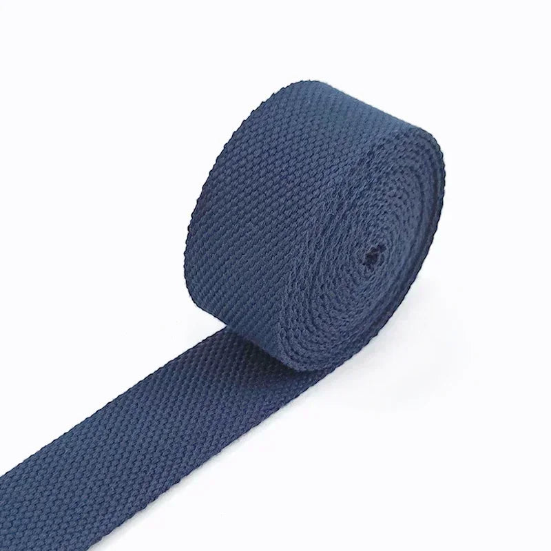 5Meters 20-50mm Cotton Webbing Tapes For DIY Bags Strap