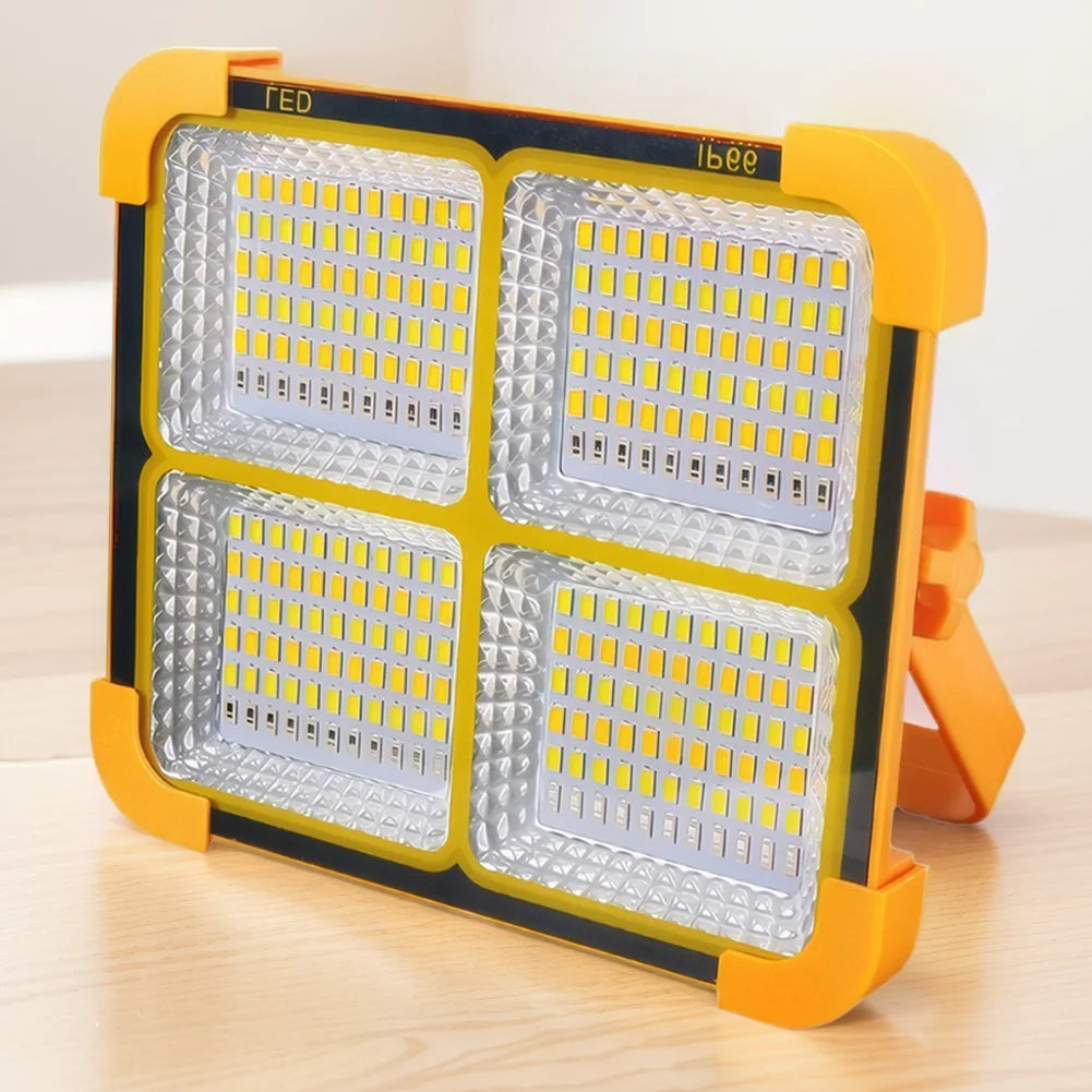 400W LED Solar Floodlight Waterproof Solar Light USB Rechargeable