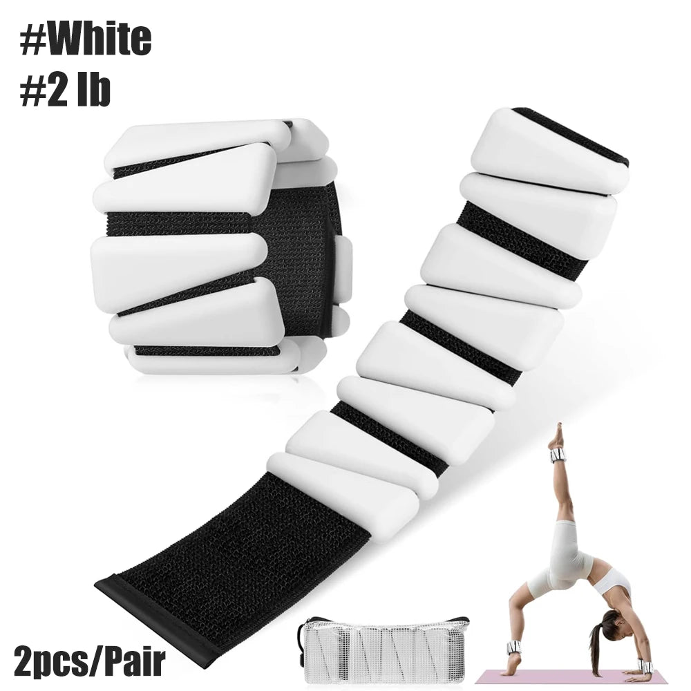 WEFITON Silicone Adjustable Wrist And Ankle Weights For Training