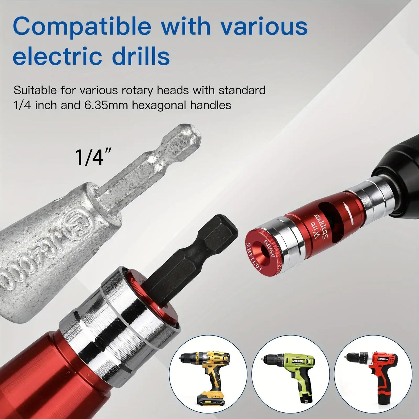 8 In 1 Bit Stripper And Twist Tool Set For Electricians