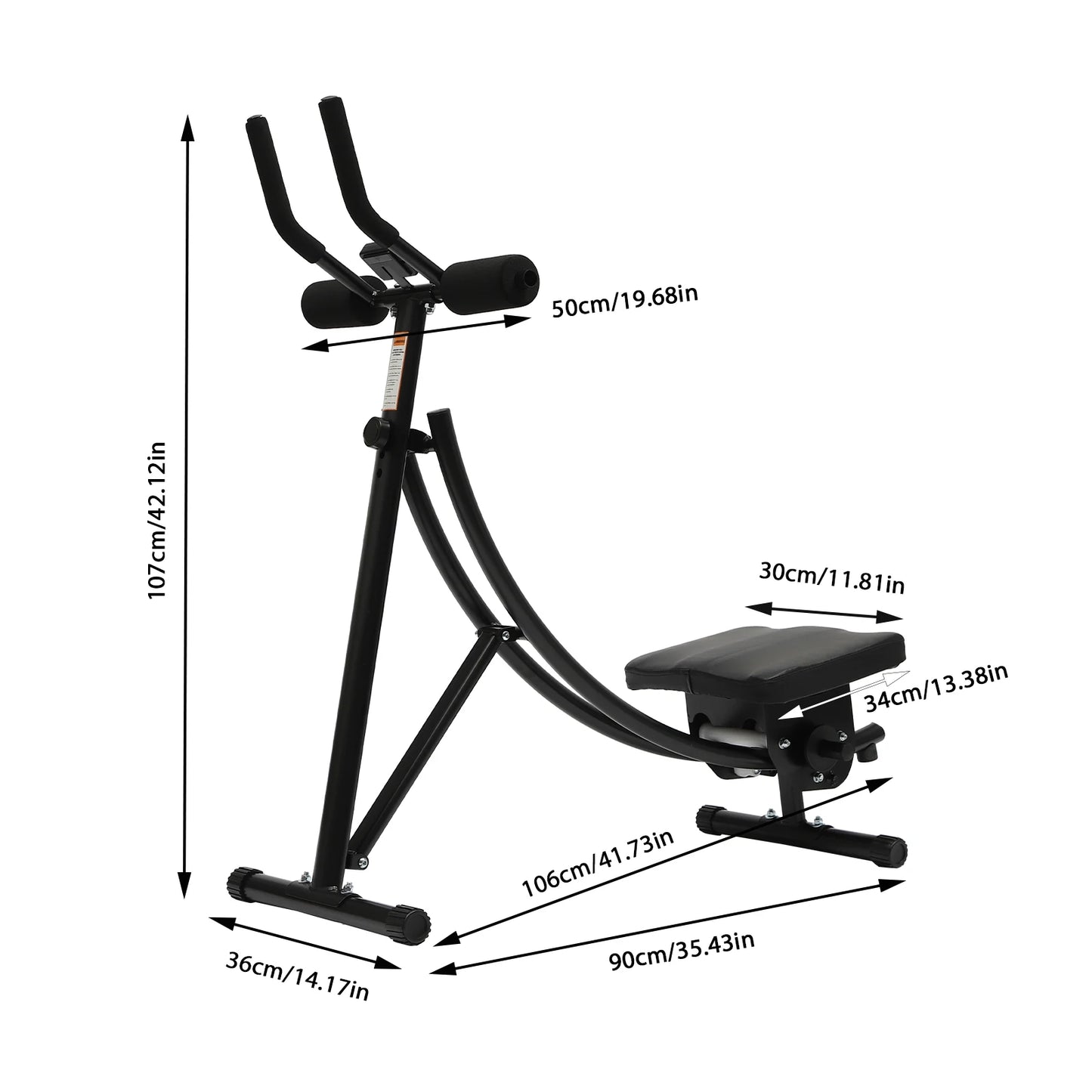 Hign-concerned Abdominal Crunch Core Exercise Machine