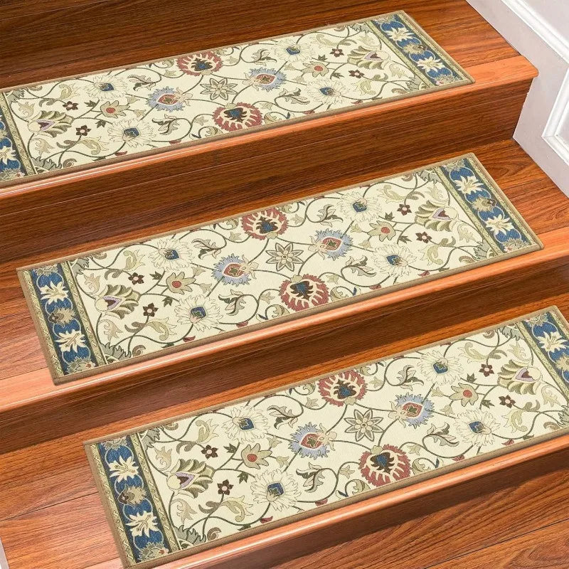 Carpet Stair Treads Non Slip for Wooden Steps 30inch X 8inch