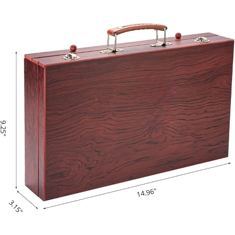 Art Supplies Deluxe Wooden Art Set Crafts Drawing Kit