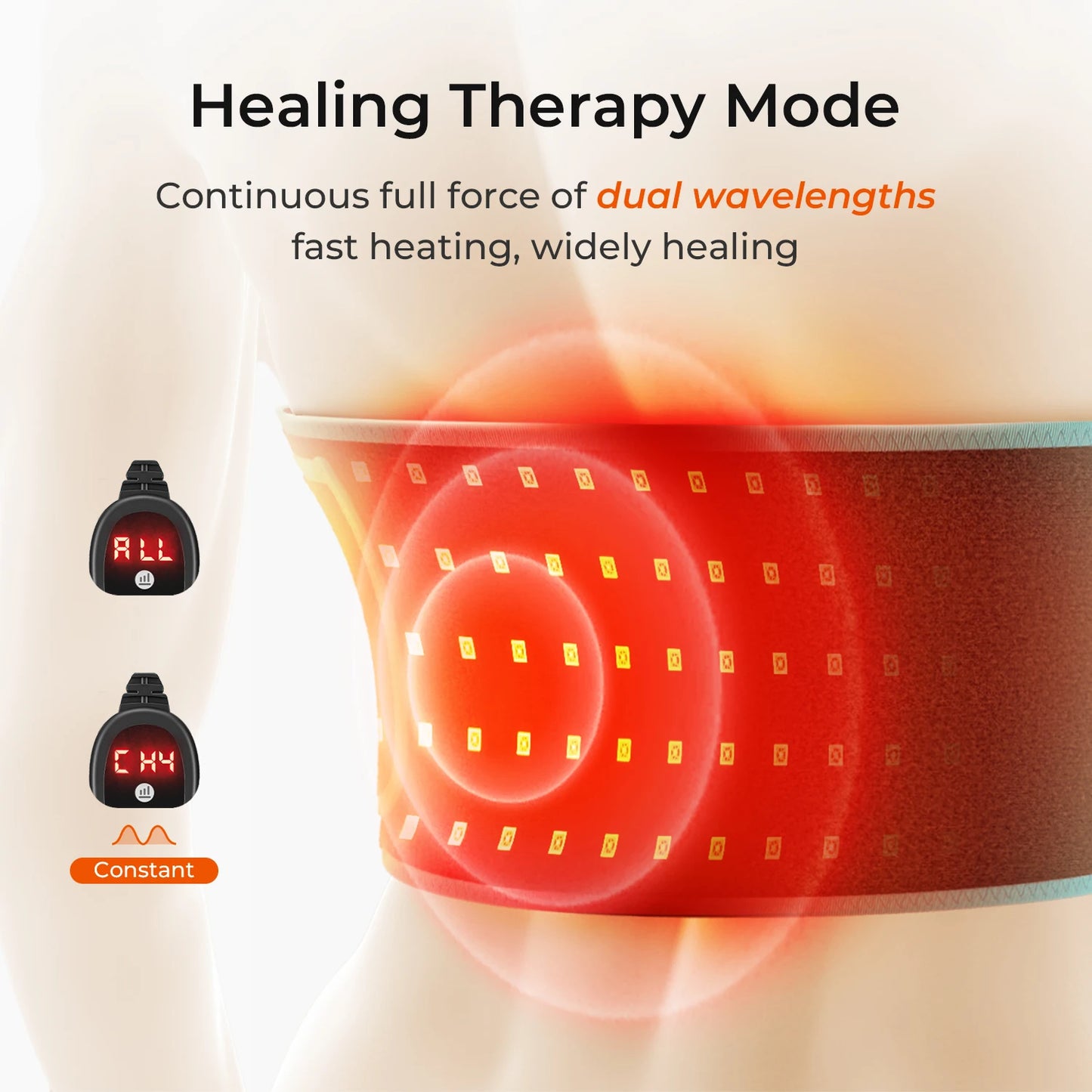 XceeFit Red Light Therapy Belt Near Infrared Pain Relief