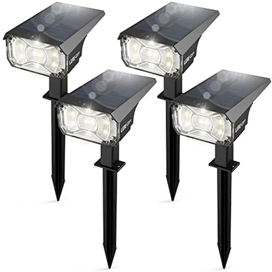 Outdoor Solar Spotlights 40 LEDs Waterproof USB Charging