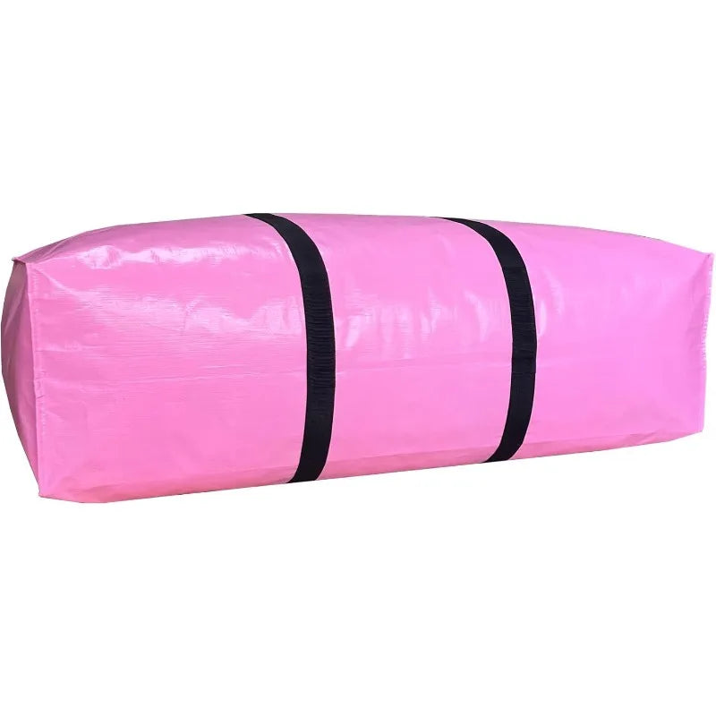 48 Gallon Extra Large Storage Bags Bins Pink Jumbo Duffle
