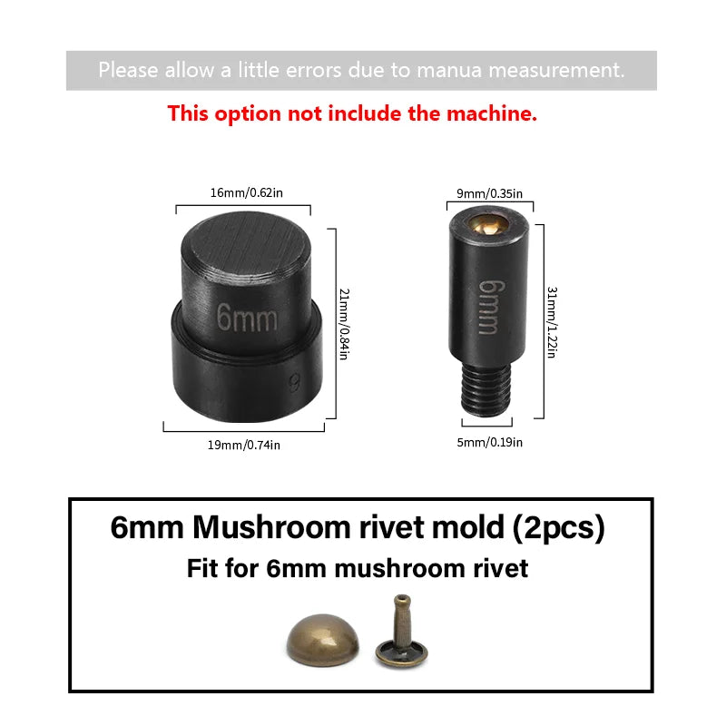 WUTA Manual Button Installation Tool Mute Punching Rivets